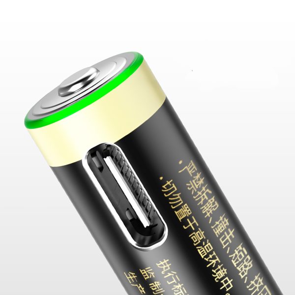Uzlādējamas litija baterijas AAA 1,5 V 500 mWh USB-C - 2 gab.