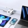 5-in-1 AC USB-A USB-C GaN 20W strāvas pagarinātājs - balts