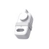 5-in-1 AC USB-A USB-C 15,5 W strāvas pagarinātājs - balts