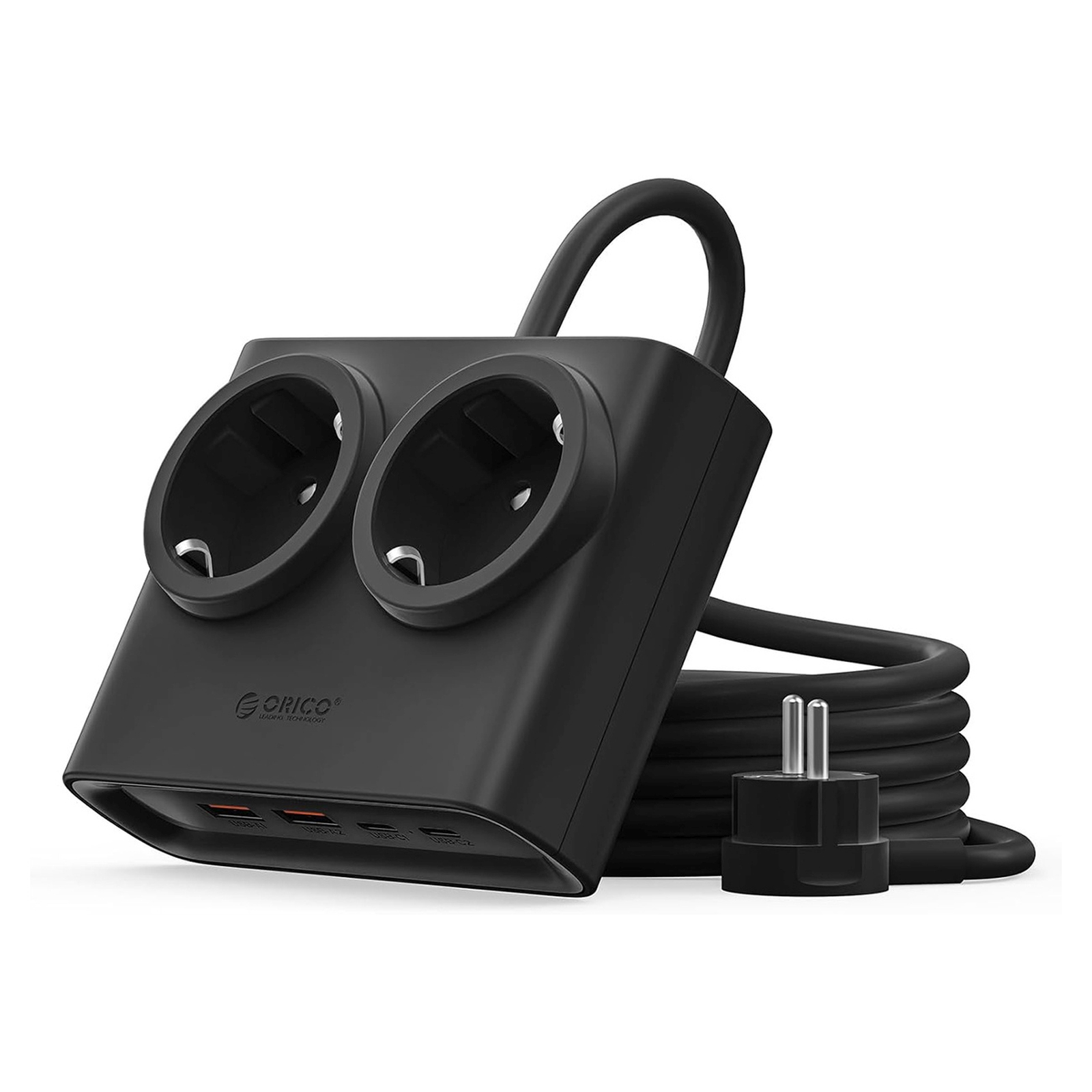 6-in-1 AC USB-A USB-C 25W strāvas
