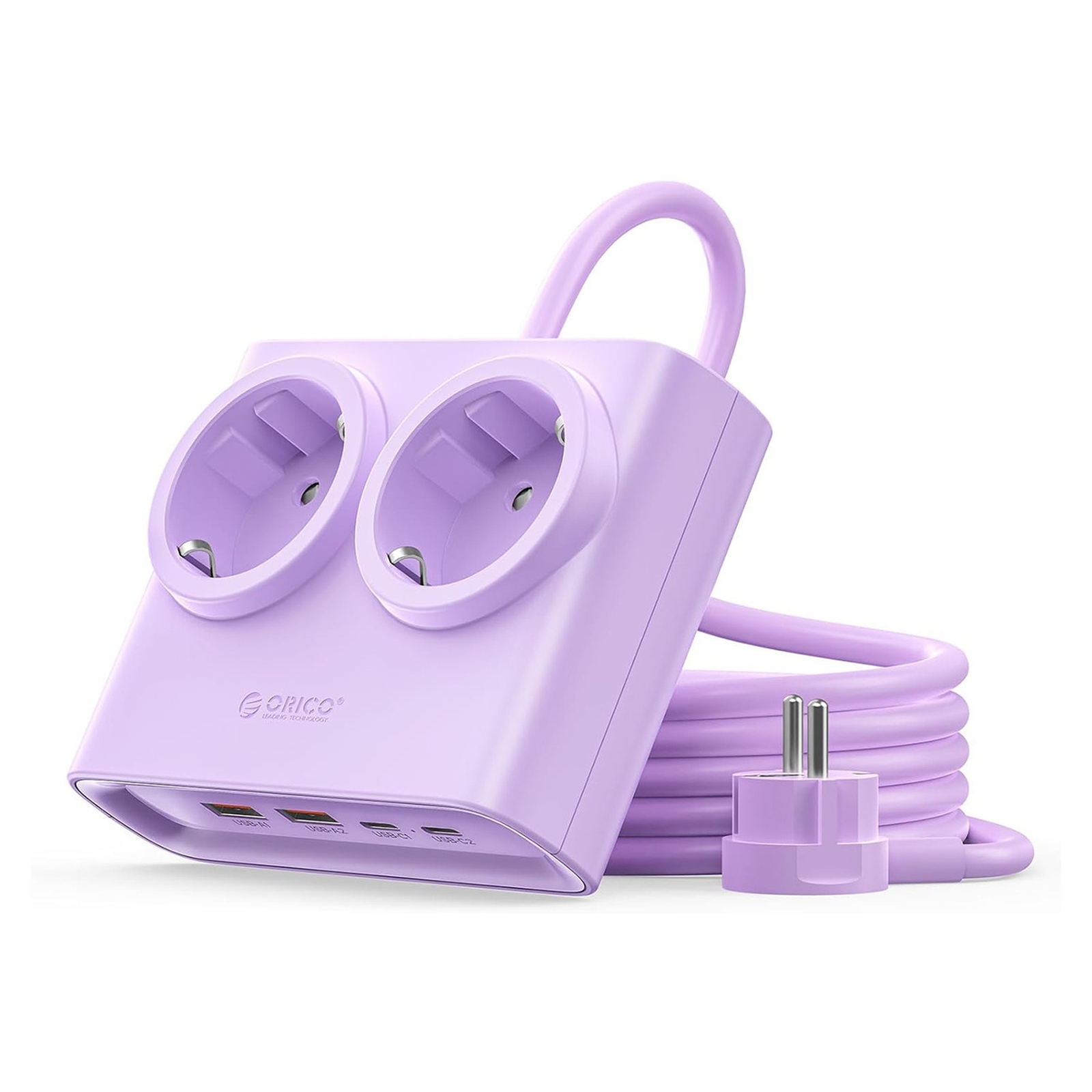 6-in-1 AC USB-A USB-C 25W strāvas