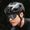 Viegla, regulējama velosipēda ķivere 58-62 cm - melna