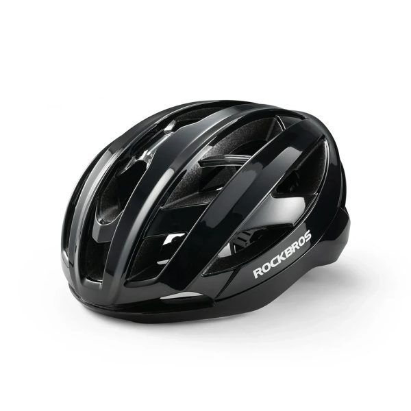 Velosipēda ķivere ar pastiprinātu rāmi 58-62 cm - melna