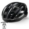 Velosipēda ķivere ar pastiprinātu rāmi 58-62 cm - melna