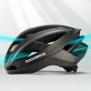 Velosipēda ķivere ar pastiprinātu rāmi 58-62 cm - melna