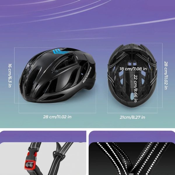 Viegla velosipēda ķivere 58-62 cm - titāna