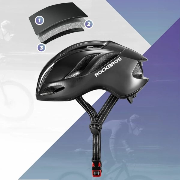 Viegla velosipēda ķivere 58-62 cm - titāna
