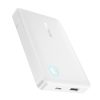 Powerbank 10000mAh 15W EnerFill FP11 ar USB-C kabeli 30cm - balts