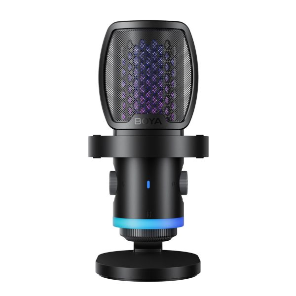 Vadu USB-C RGB ENC spēļu mikrofons - melns