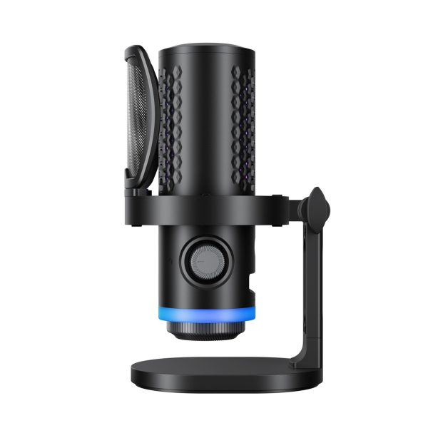 Vadu USB-C RGB ENC spēļu mikrofons - melns