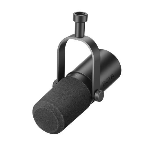 1035085-1-mikrofon-studyjny-przewodowy-usb-xlr-boya-hurtownia-dropshipping.jpg Vadu studijas mikrofons podkāstu veidošanai ar USB XLR savienojumu - melns