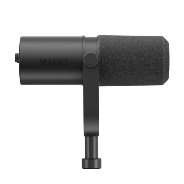 Vadu studijas mikrofons podkāstu veidošanai ar USB XLR savienojumu - melns