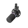 Vadu dinamiskais spēļu mikrofons USB XLR RGB - melns
