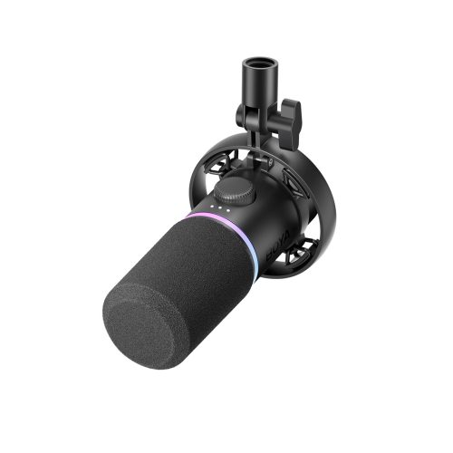 1035088-1-mikrofon-dynamiczny-gamingowy-usb-xlr-boya-hurtownia-dropshipping.jpg Vadu dinamiskais spēļu mikrofons USB XLR RGB - melns