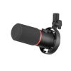 Vadu dinamiskais spēļu mikrofons USB XLR RGB - melns
