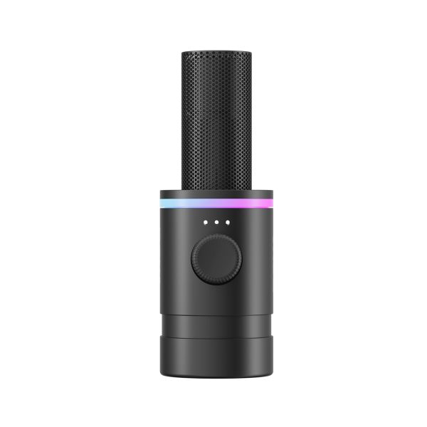 Vadu dinamiskais spēļu mikrofons USB XLR RGB - melns