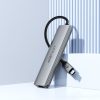 Dokstacija centrmezglam 5-in-1 USB-C - USB-A USB-C HDMI 4K 60Hz PD 90W - pelēka