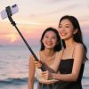 Selfiju nūja ar automātisku statīvu un Bluetooth tālvadības pulti 1,05 m - melna