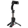 Selfiju nūja ar automātisku statīvu un Bluetooth tālvadības pulti 63 cm - melna