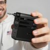 Ceļojuma adapteris, sienas lādētājs, USB-C, USB-A, maiņstrāva, ES, ASV, Apvienotā Karaliste, Austrālija - melns