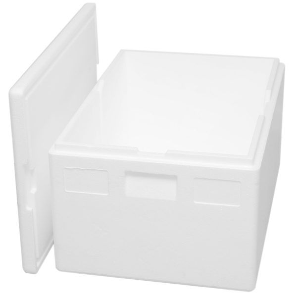 Termobox putupolistirola termokaste ar vāku, PZH sertifikāts, 685x485x365mm, 80L