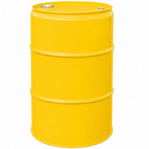 Tērauda metāla muca TH 60L, 2 un 3/4 vāciņi - DZELTENA