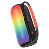 Bezvadu RGB Bluetooth apgaismots skaļrunis ar turētāju - melns