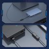 USB-C uz USB-A 3.1 Gen 2 10Gbps OTG adapteris 30cm - melns