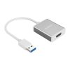 USB-A uz HDMI adapteris - sudrabs