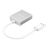 USB-A uz HDMI adapteris - sudrabs