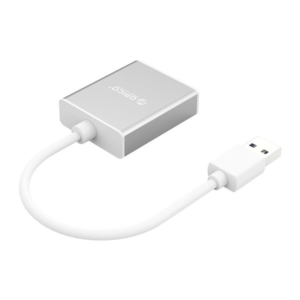 USB-A uz HDMI adapteris - sudrabs