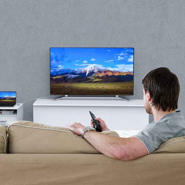 USB-A uz HDMI adapteris - sudrabs