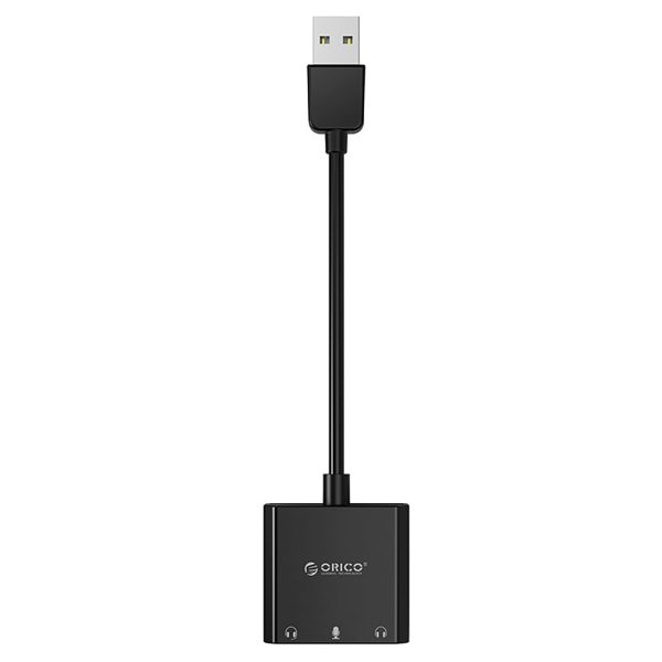 Ārējā USB-A skaņas karte - 3x mini ligzda - melna