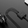 Ārējā USB-A skaņas karte - 3x mini ligzda - melna