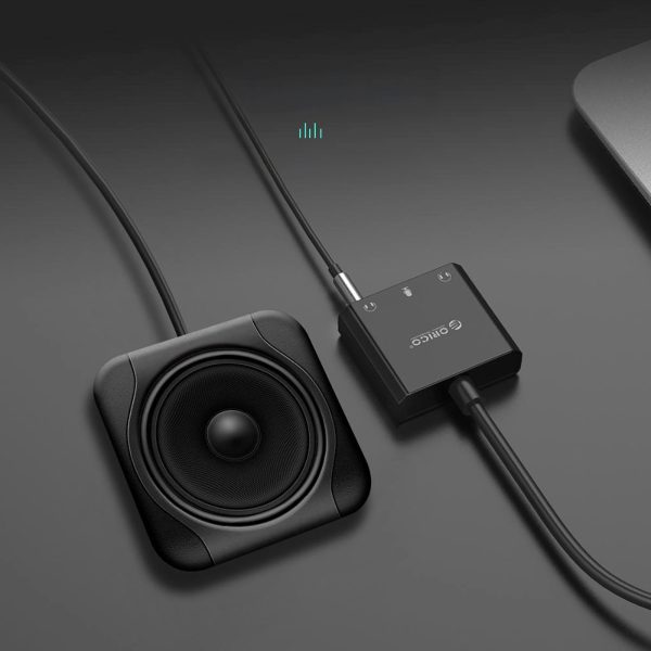 Ārējā USB-A skaņas karte - 3x mini ligzda - melna
