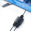 HDMI divvirzienu sadalītāja adapteris - melns