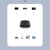HDMI divvirzienu sadalītāja adapteris - melns
