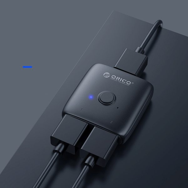 HDMI divvirzienu sadalītāja adapteris - melns