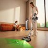 UWANT V800 vertikālais putekļsūcējs ar pašiztukšošanās staciju - pelēks