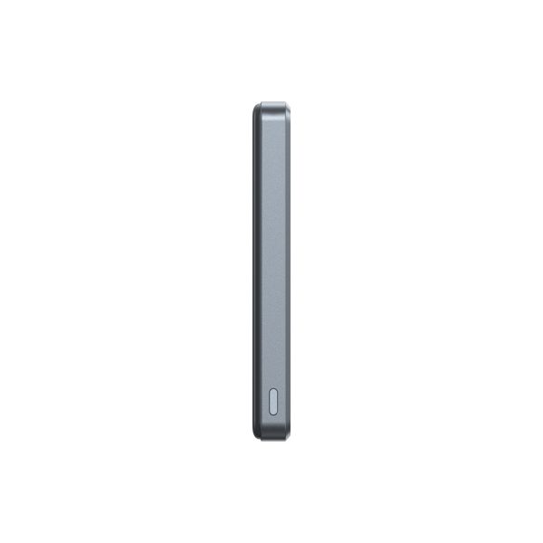 Bezvadu pārnēsājamais akumulators 10000mAh 22.5W USB-C - pelēks