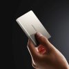 Bezvadu pārnēsājamais akumulators 10000mAh 22.5W USB-C - titāna