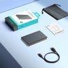 Bezvadu pārnēsājamais akumulators 10000mAh 22.5W USB-C - titāna