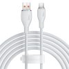 USB-A - USB-C pudinga kabelis 100W 1.2m - balts