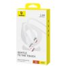 USB-A - USB-C pudinga kabelis 100W 1.2m - balts