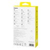 USB-A - USB-C pudinga kabelis 100W 1.2m - balts