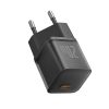 USB-C GaN5S 20W sienas lādētājs - melns