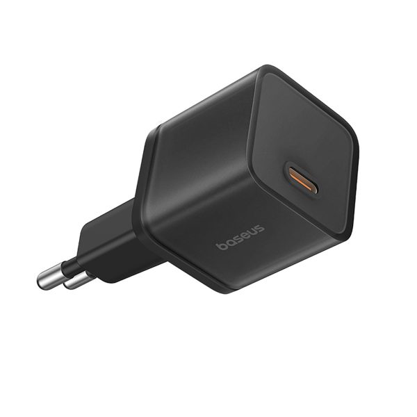 USB-C GaN5S 20W sienas lādētājs - melns