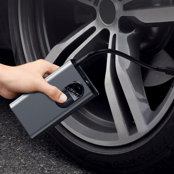 Automašīnas gaisa kompresora sūknis 5–120 psi – pelēks