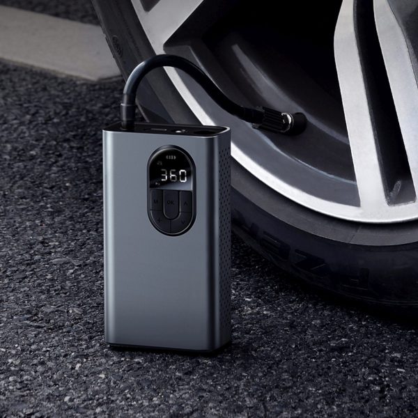 Automašīnas gaisa kompresora sūknis 5–120 psi – pelēks
