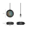 USB centrmezgla adapteris 4 portu USB-A - USB-A mini ligzda RGB 1,8 m - melns